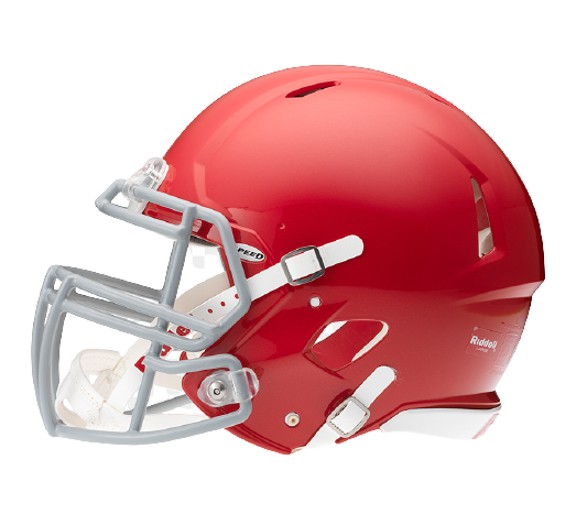 red-football-helment